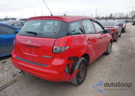 2004 Toyota Matrix Standard из США, поврежденный, VIN 2T1KR32E14C220655